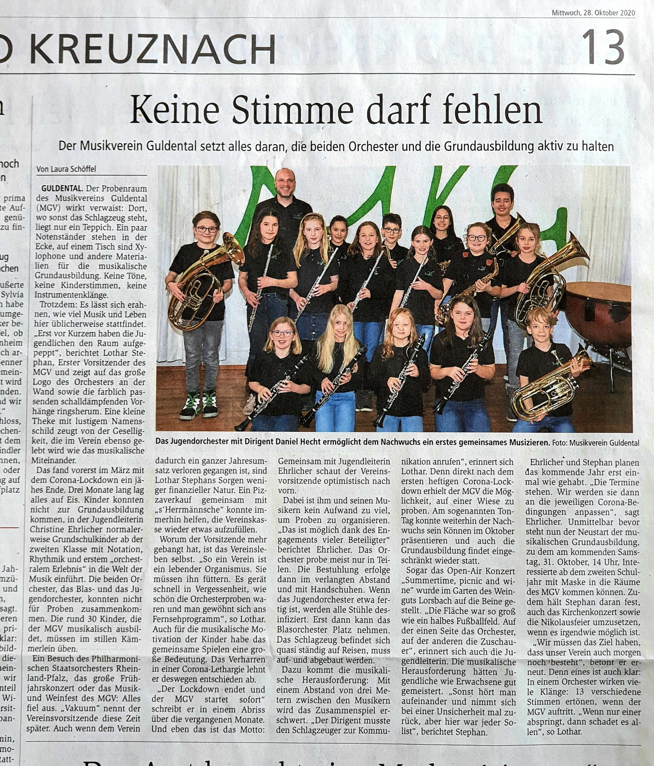 Read more about the article Keine Stimme darf fehlen